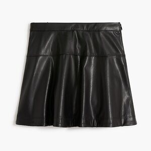 Crew cuts by J Crew Girls' faux-leather skirt size 7